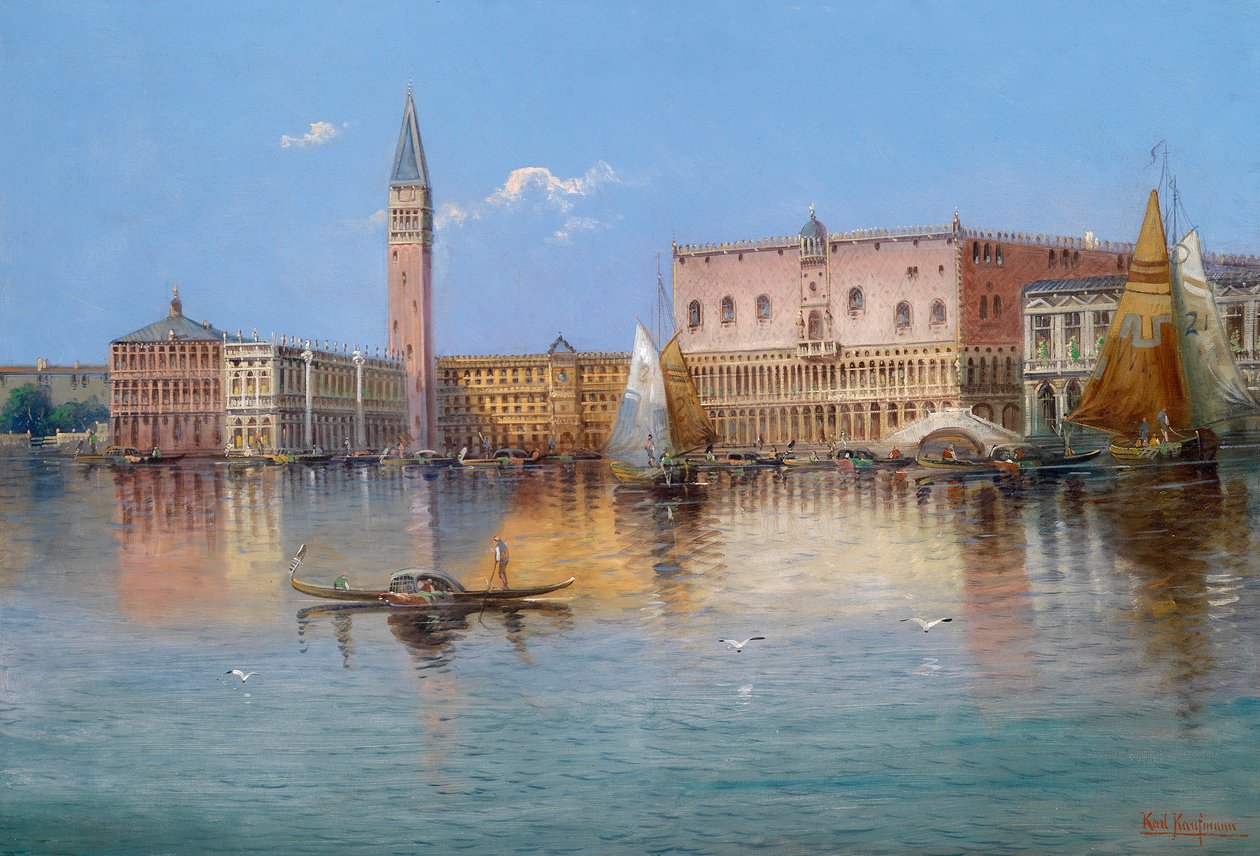 Jogo de Veneza, Acqua Alta na Piazza San Marco de Karl Kaufmann