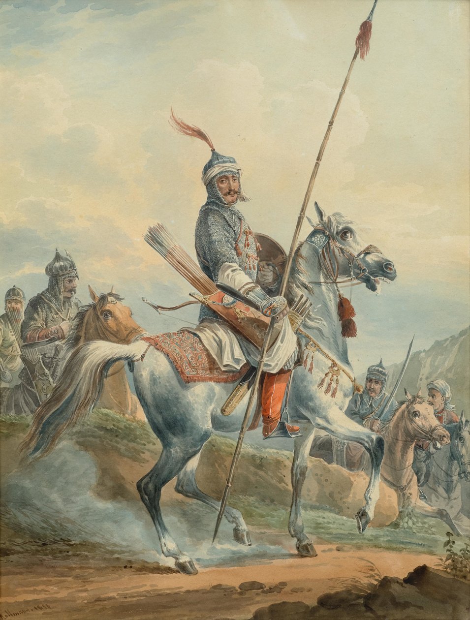Guerreiro Oriental a cavalo de Karl Kollman