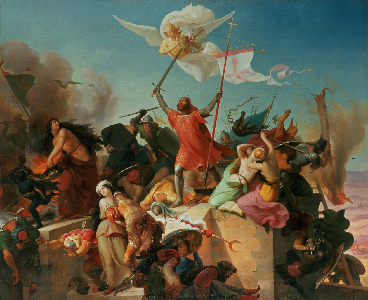 Godfrey de Bouillon, cruzado francês de Karl Mucke