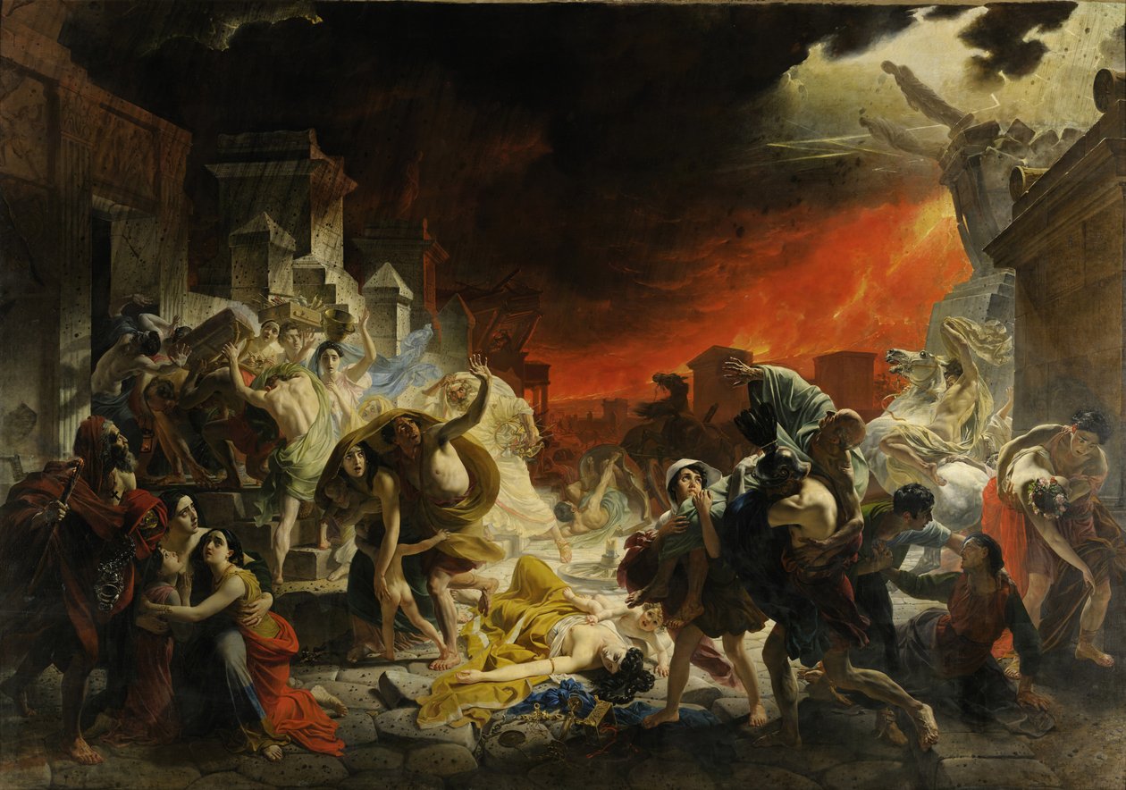 O último dia de Pompeia, 1833 de Karl Pavlovich Bryullov