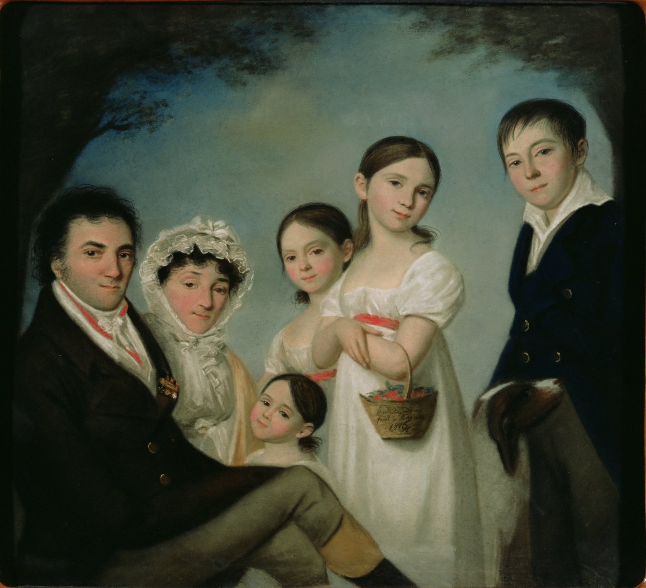 A Família Boratynsky, 1816 de Karl Wilhelm Bardou