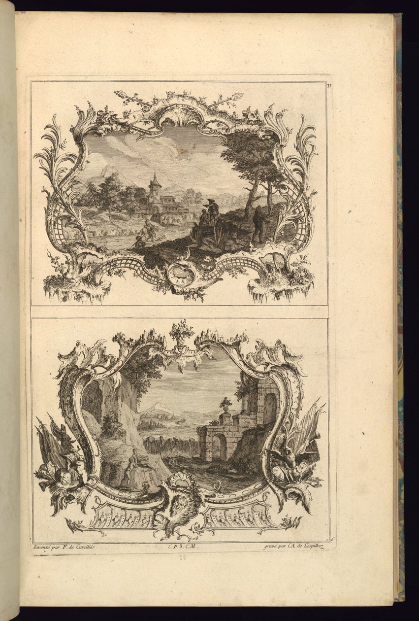 Design para dois cartuchos de Karl Albert von Lespilliez