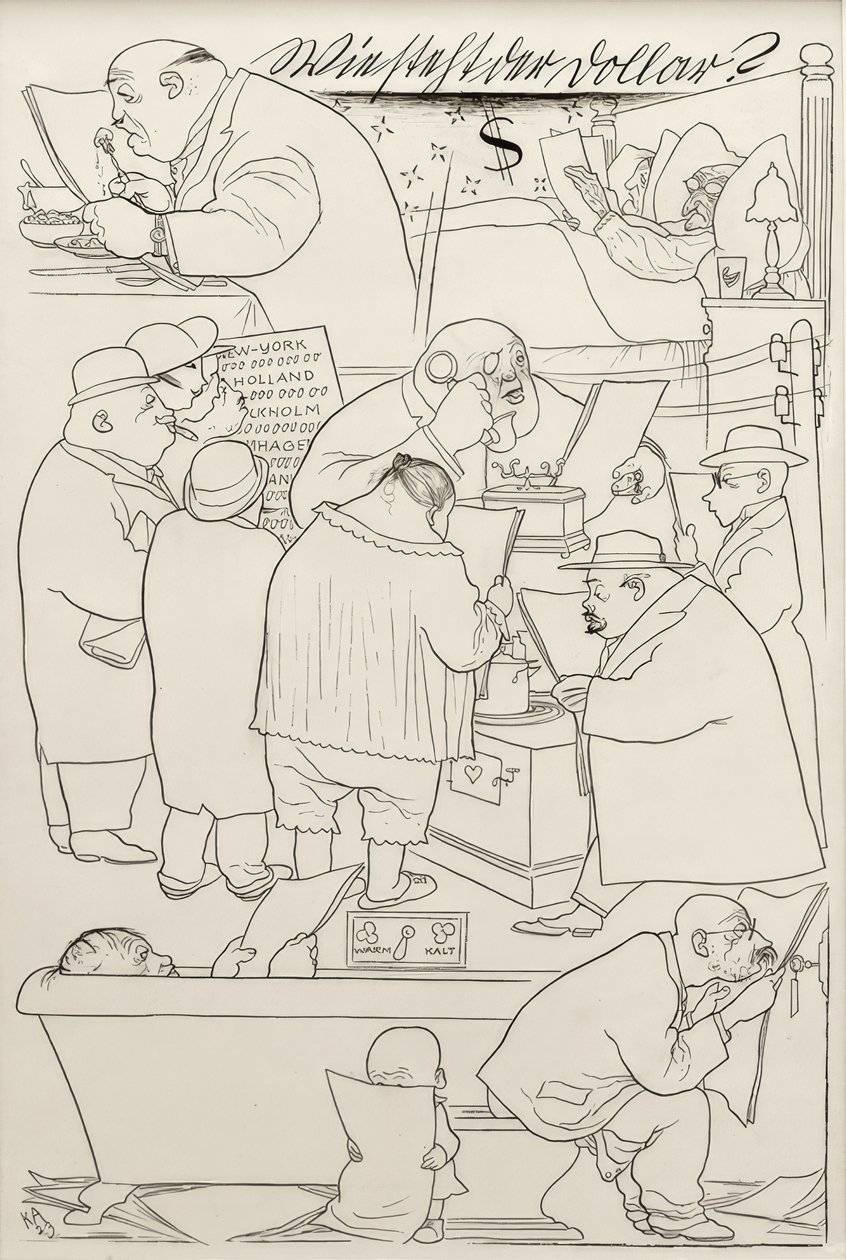 Como está o dólar de Karl Arnold