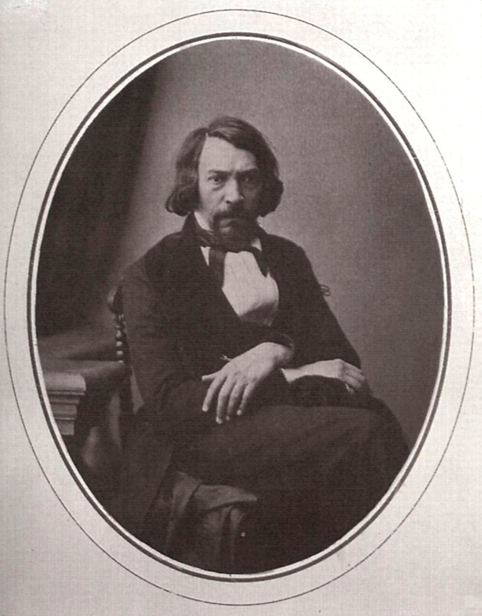 Aleksey Stepanovich Khomyakov, poeta religioso russo, c1858 de Karl August Bergner