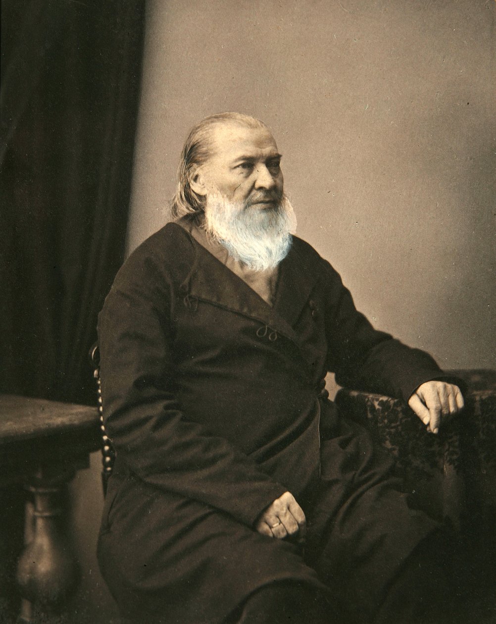 Sergei Aksakov, autor russo, década de 1850 de Karl August Bergner