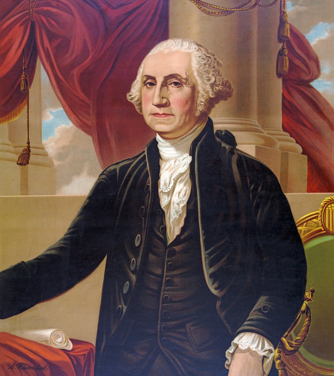 George Washington, pub. c.1876 de Karl Augustus Weidenbach