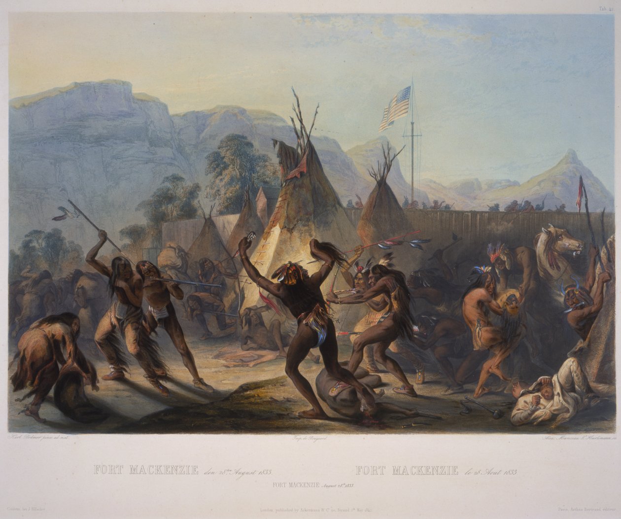 Fort McKenzie (28 de Agosto de 1833) de Karl Bodmer