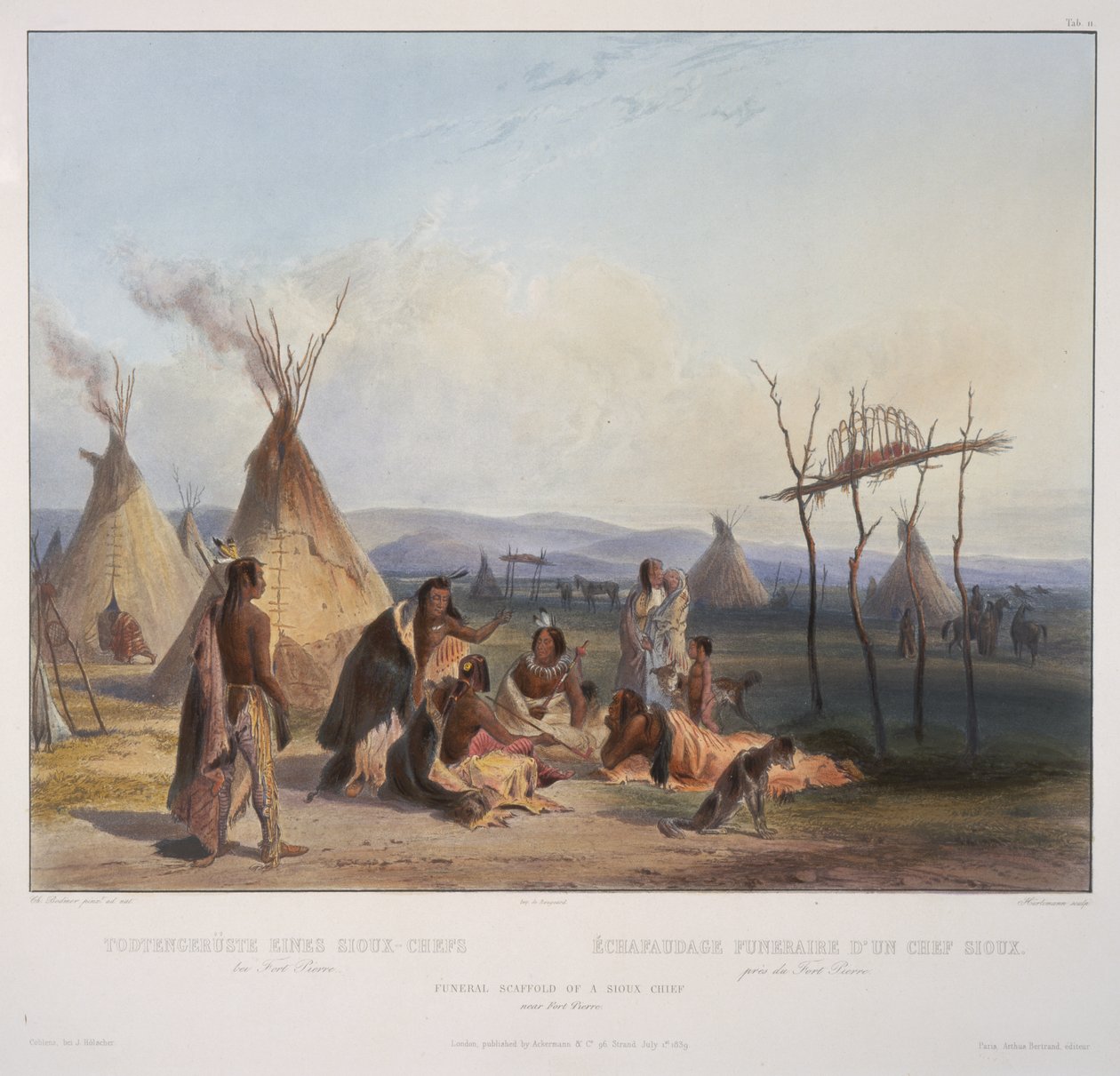 Andaime Funerário de Karl Bodmer