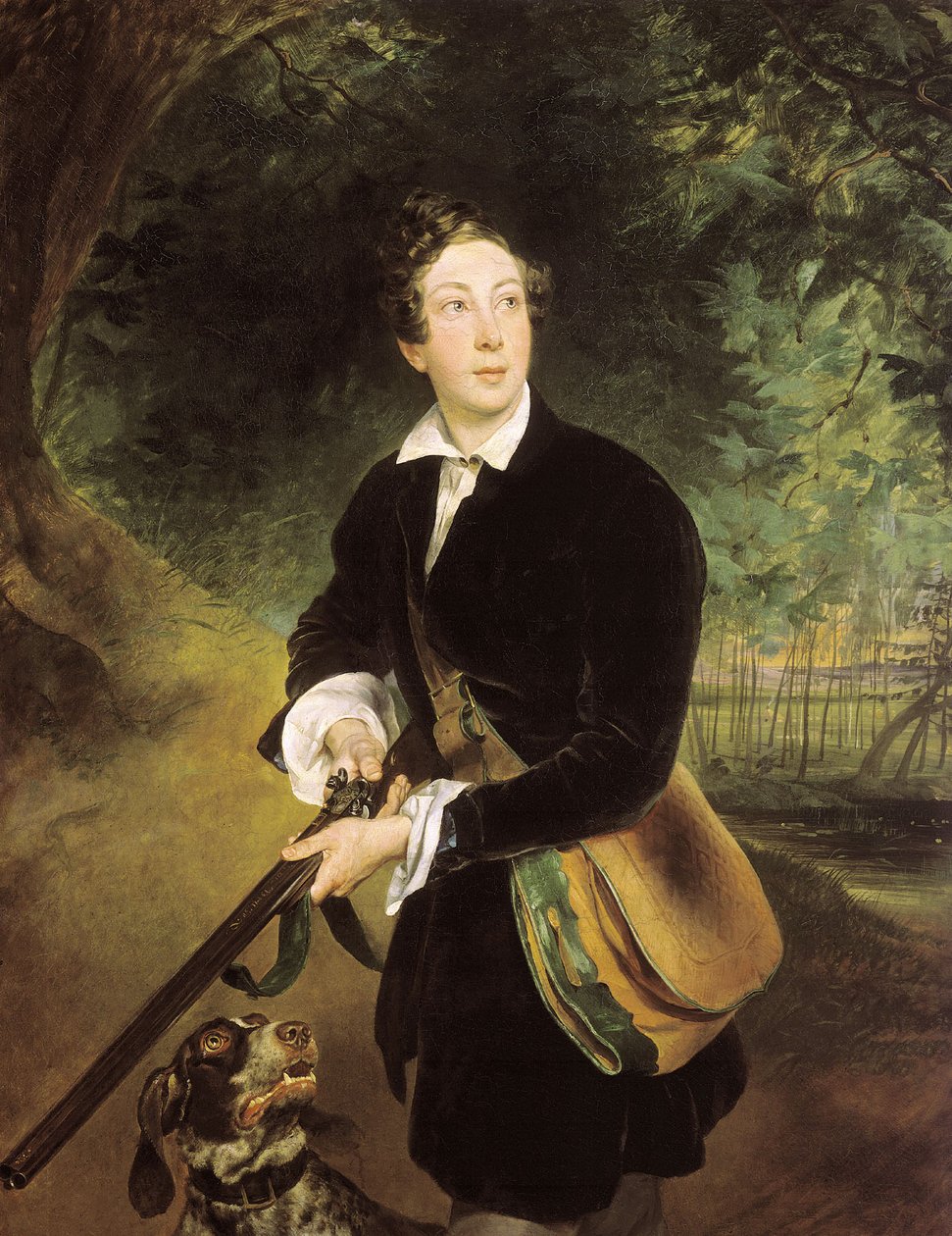 Retrato de Aleksey Konstantinovich Tolstoi de Karl Bryullov