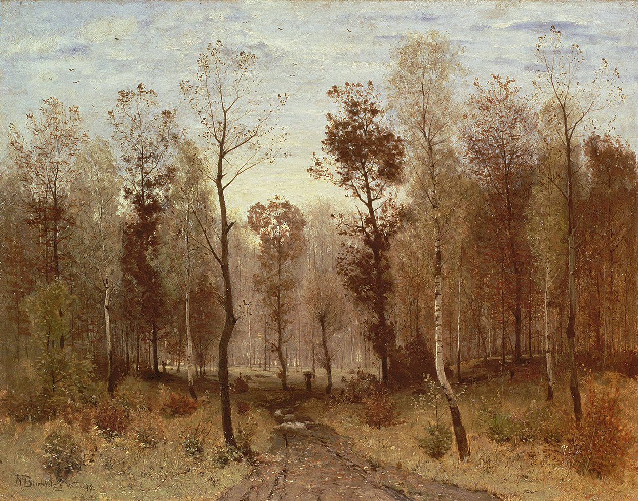 Dia do Outono, 1875 de Karl Buchholz