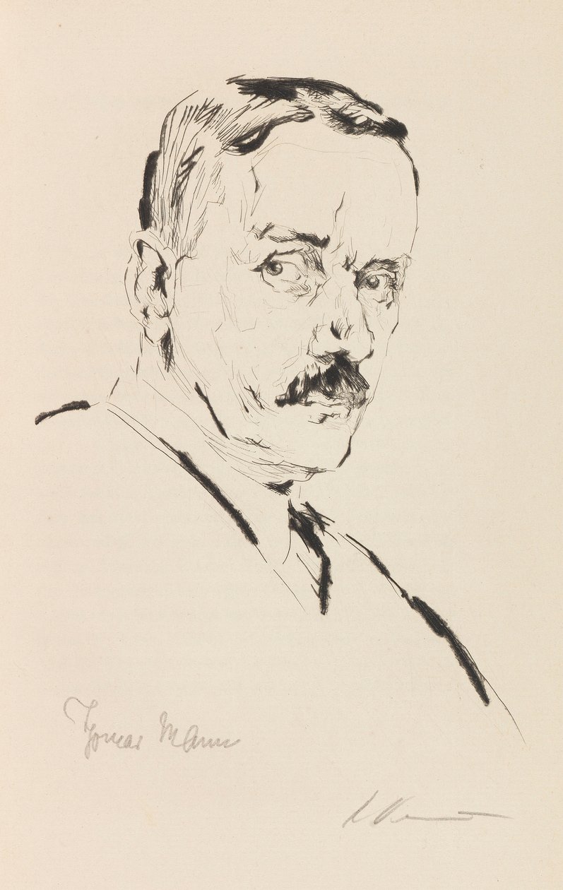 Retrato de Thomas Mann 1875-1955, 1924. de Karl Dannemann