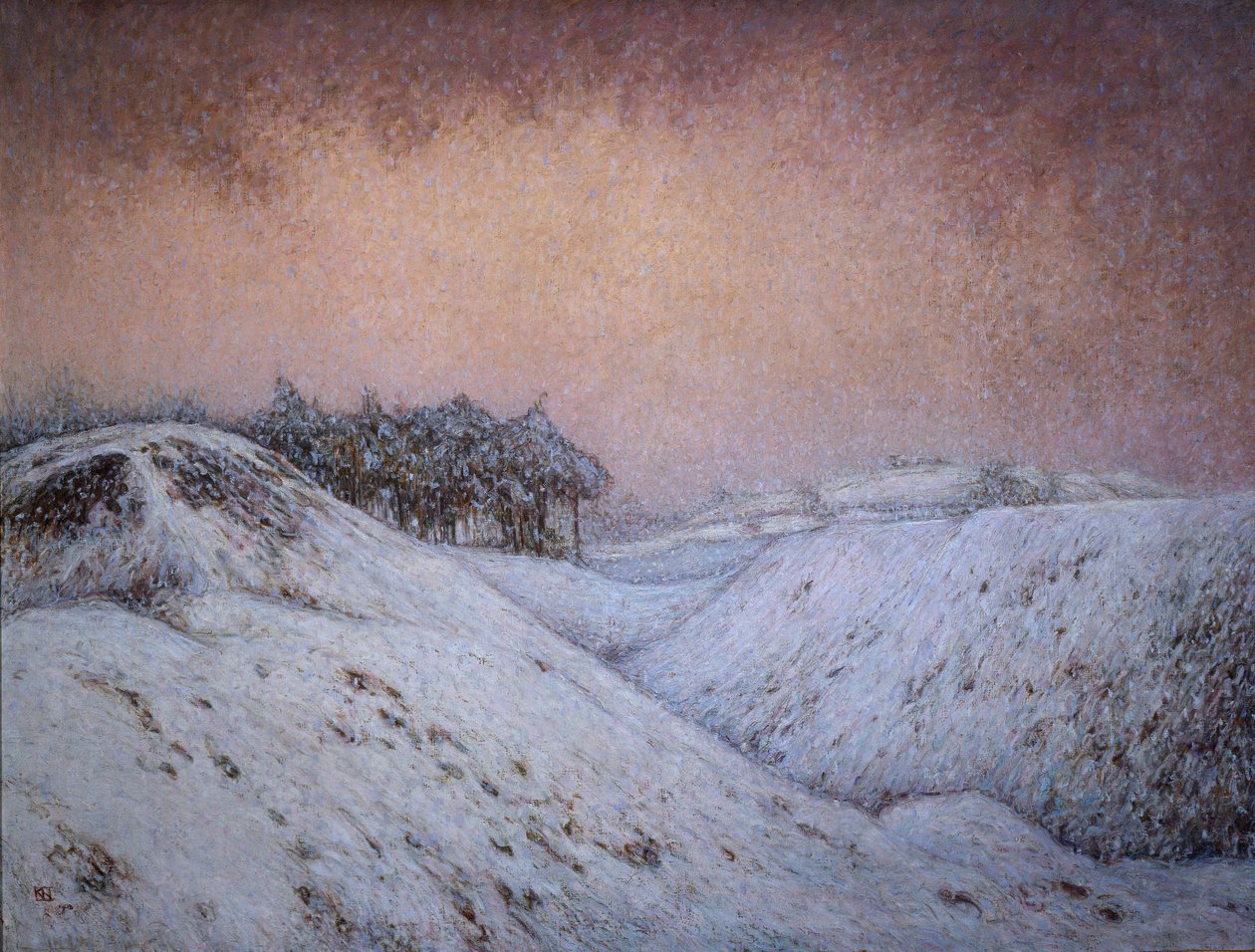 Queda de neve de Karl Fredrick Nordstrom