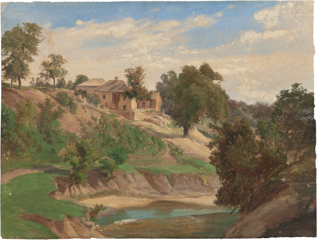 No rio Pedernales de Karl Friedrich Hermann Lungkwitz
