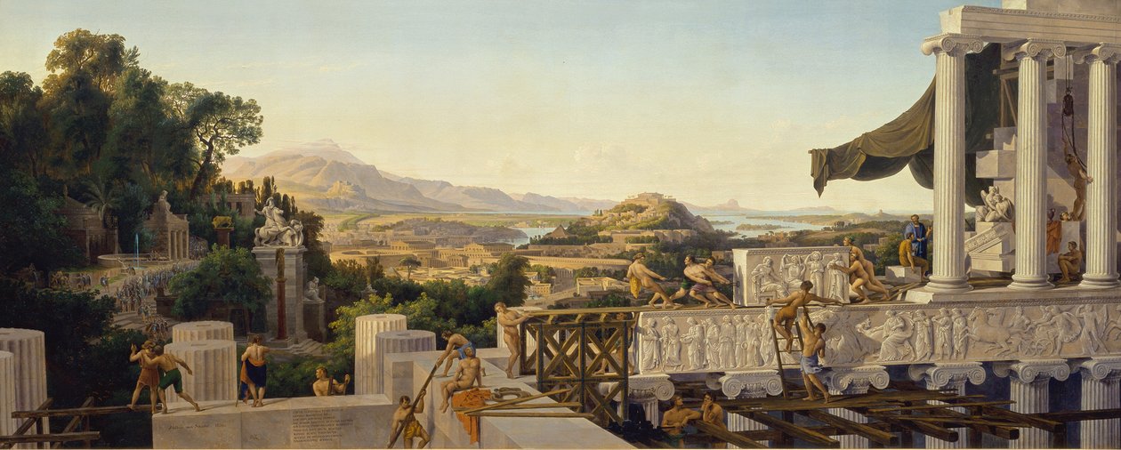 Um vislumbre da idade de ouro da Grécia de Karl Friedrich Schinkel
