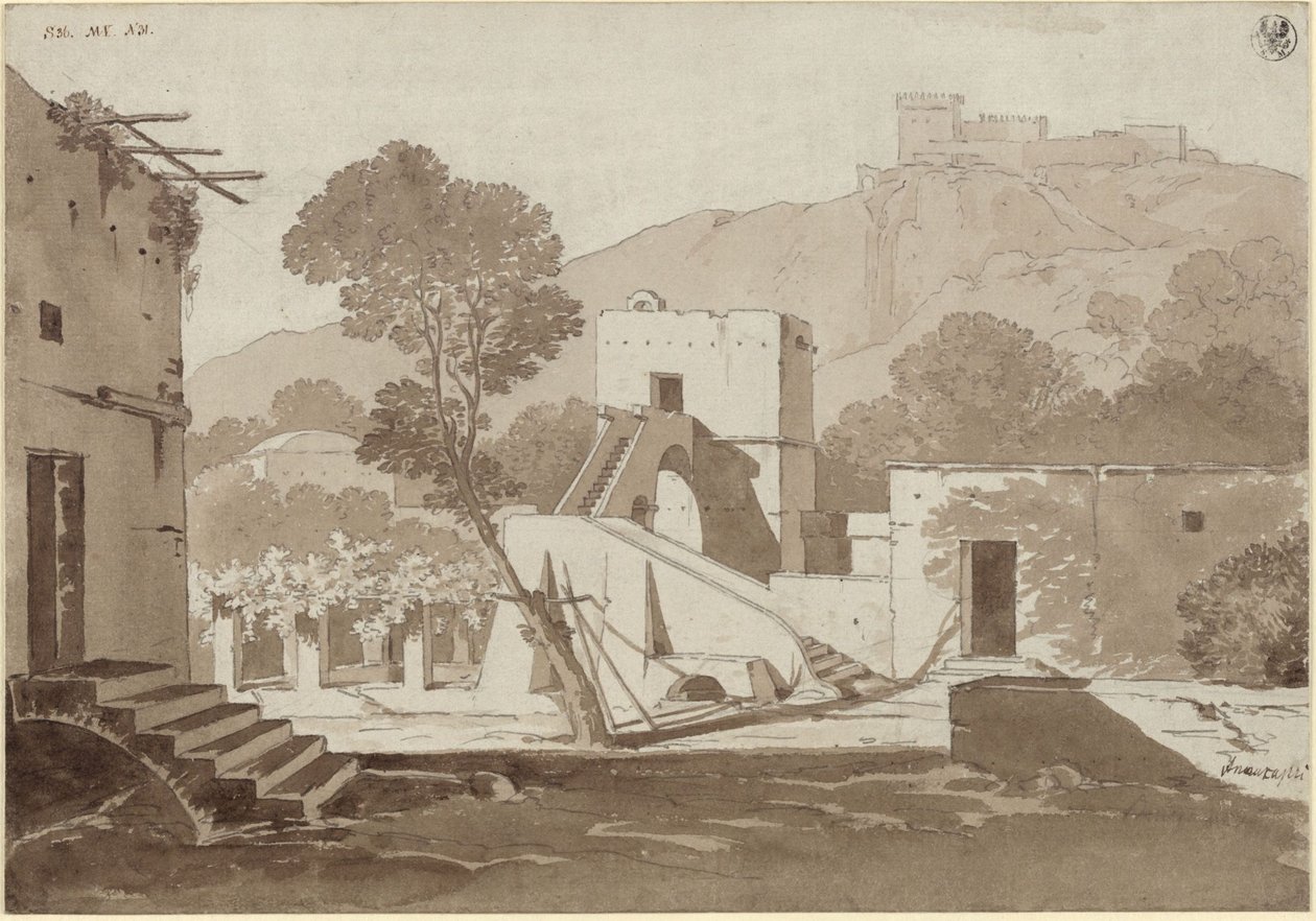 Casa de lavoura perto de Anacapri de Karl Friedrich Schinkel