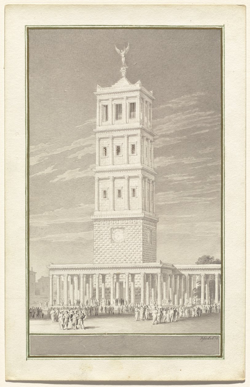 Campanile de uma catedral para Berlim de Karl Friedrich Schinkel