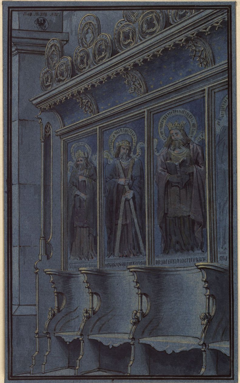 Cadeiras do coro de Karl Friedrich Schinkel