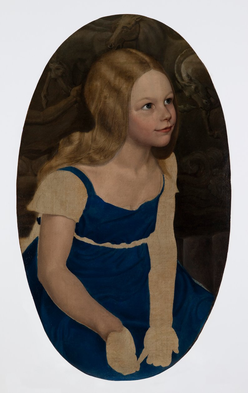Retrato da Filha do Artista, Marie de Karl Friedrich Schinkel