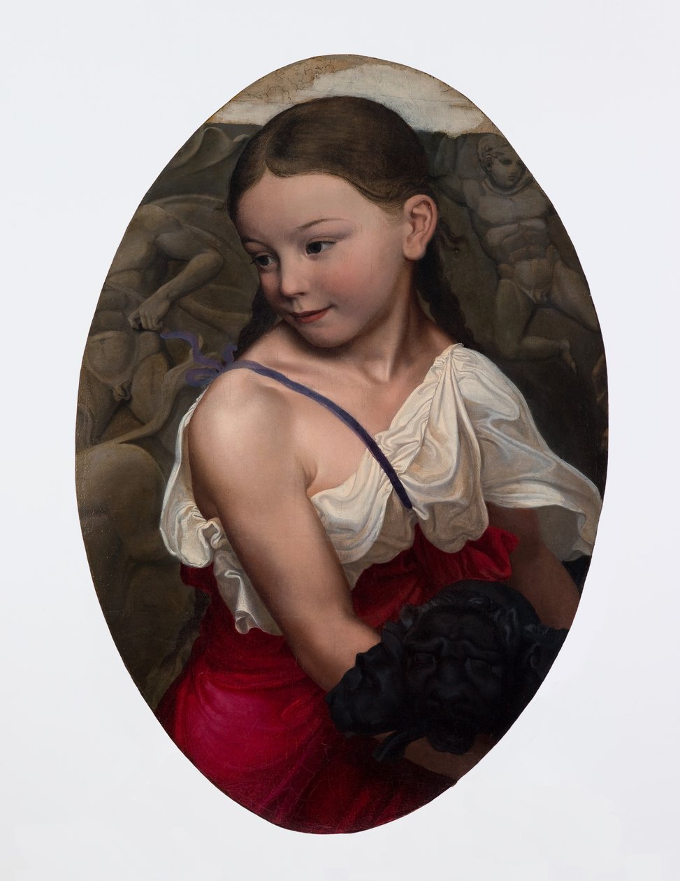 Retrato da filha do artista, Susanne de Karl Friedrich Schinkel