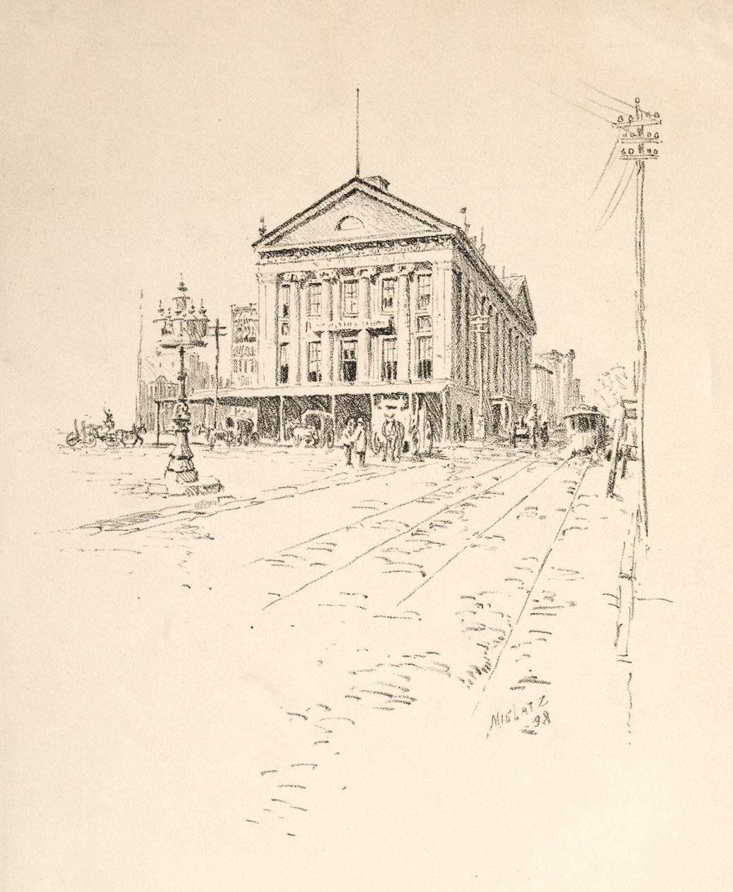 Sem título, 1898. de Karl Friedrich Wilhelm Mielatz