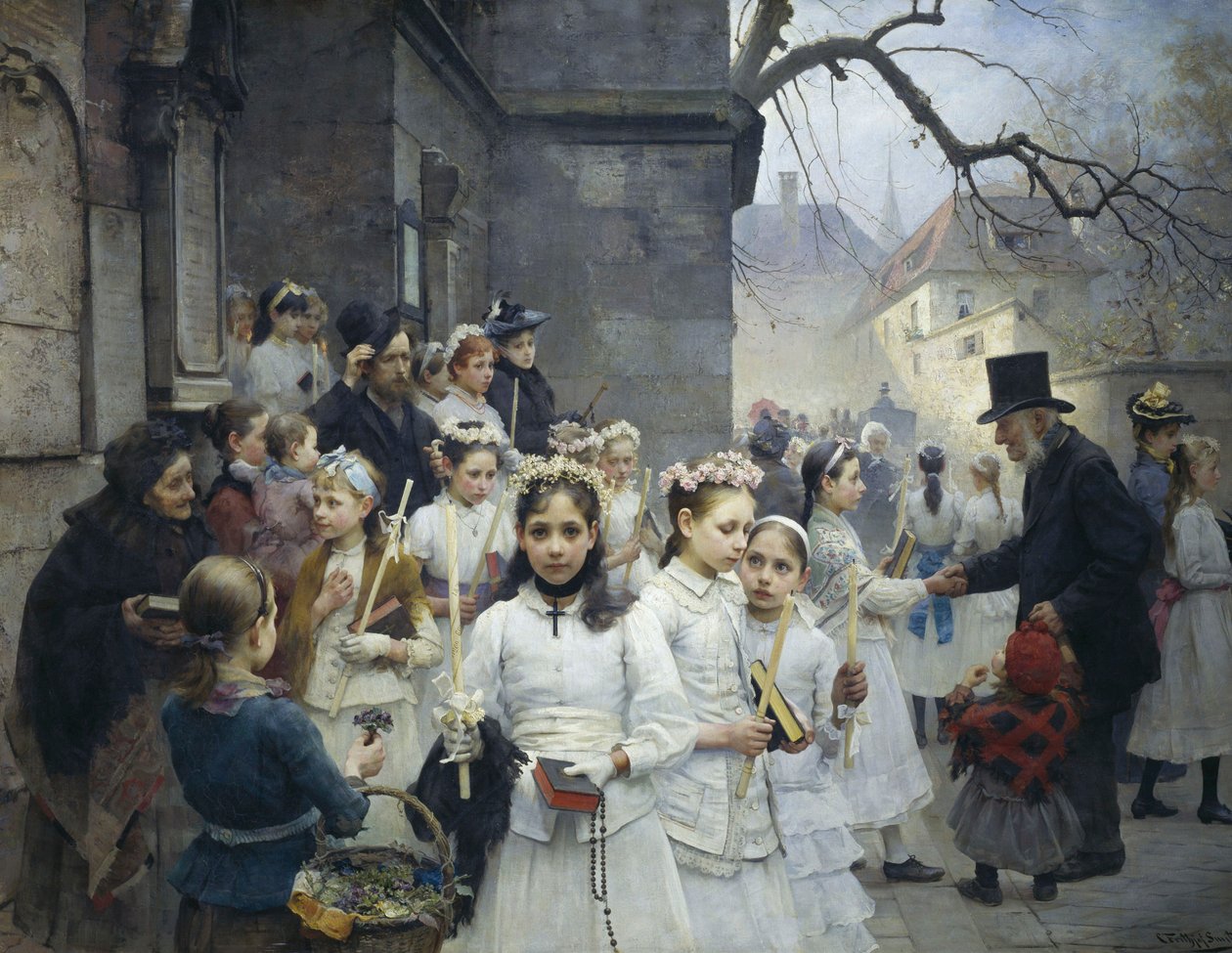 Após a Primeira Comunhão de Karl Frithjof Smith