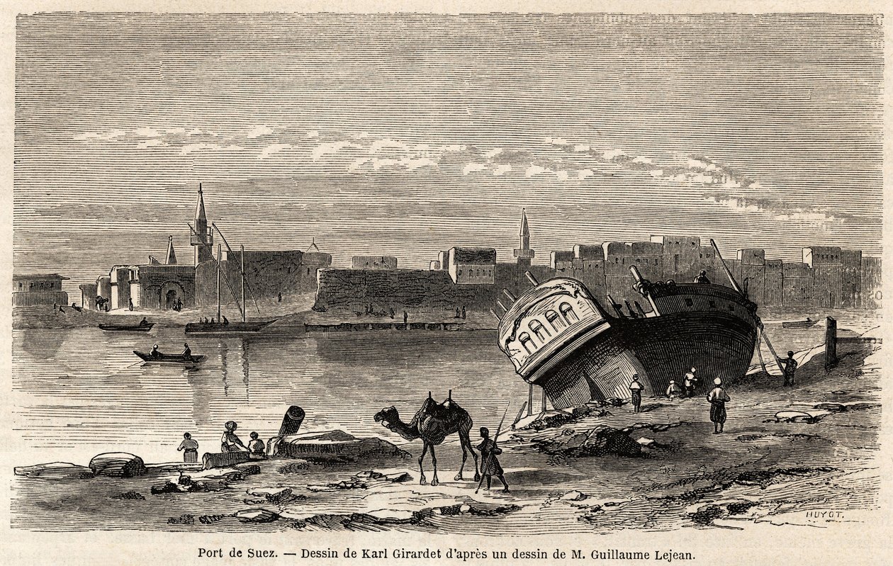 O porto de Suez de Karl Girardet