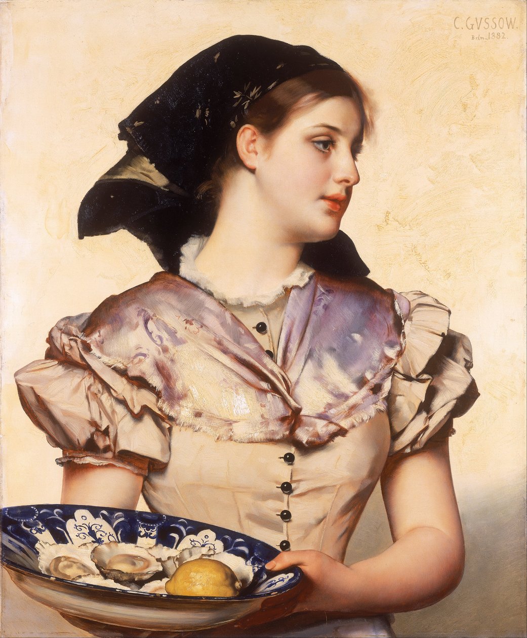 A rapariga das ostras de Karl Gussow