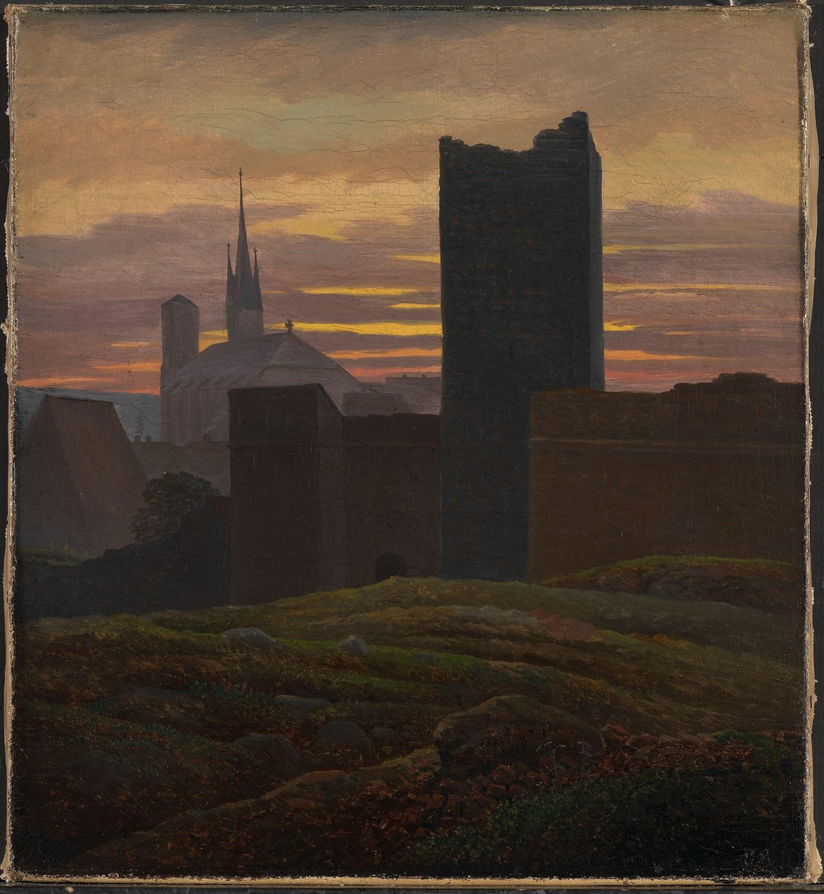 O Castelo Imperial, Eger de Karl Gustav Carus