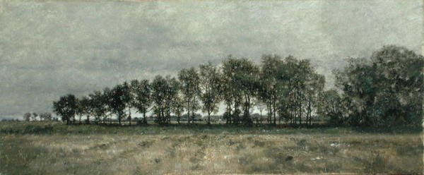 On the Edge of the Wood (óleo sobre tela) de Karl Heffner