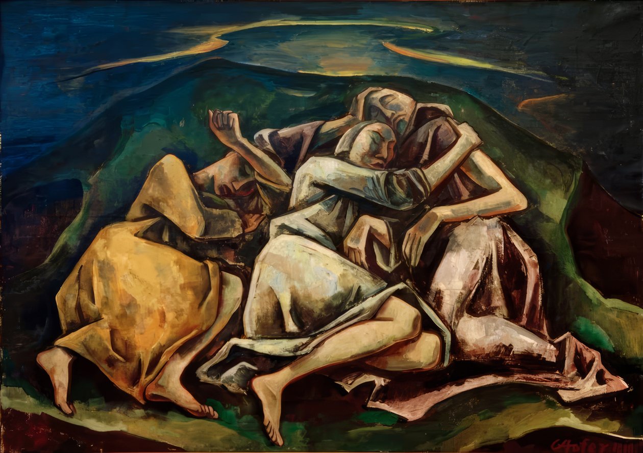 Pessoas a dormir de Karl Hofer