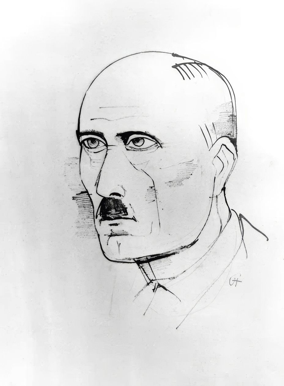 auto-retrato de Karl Hofer