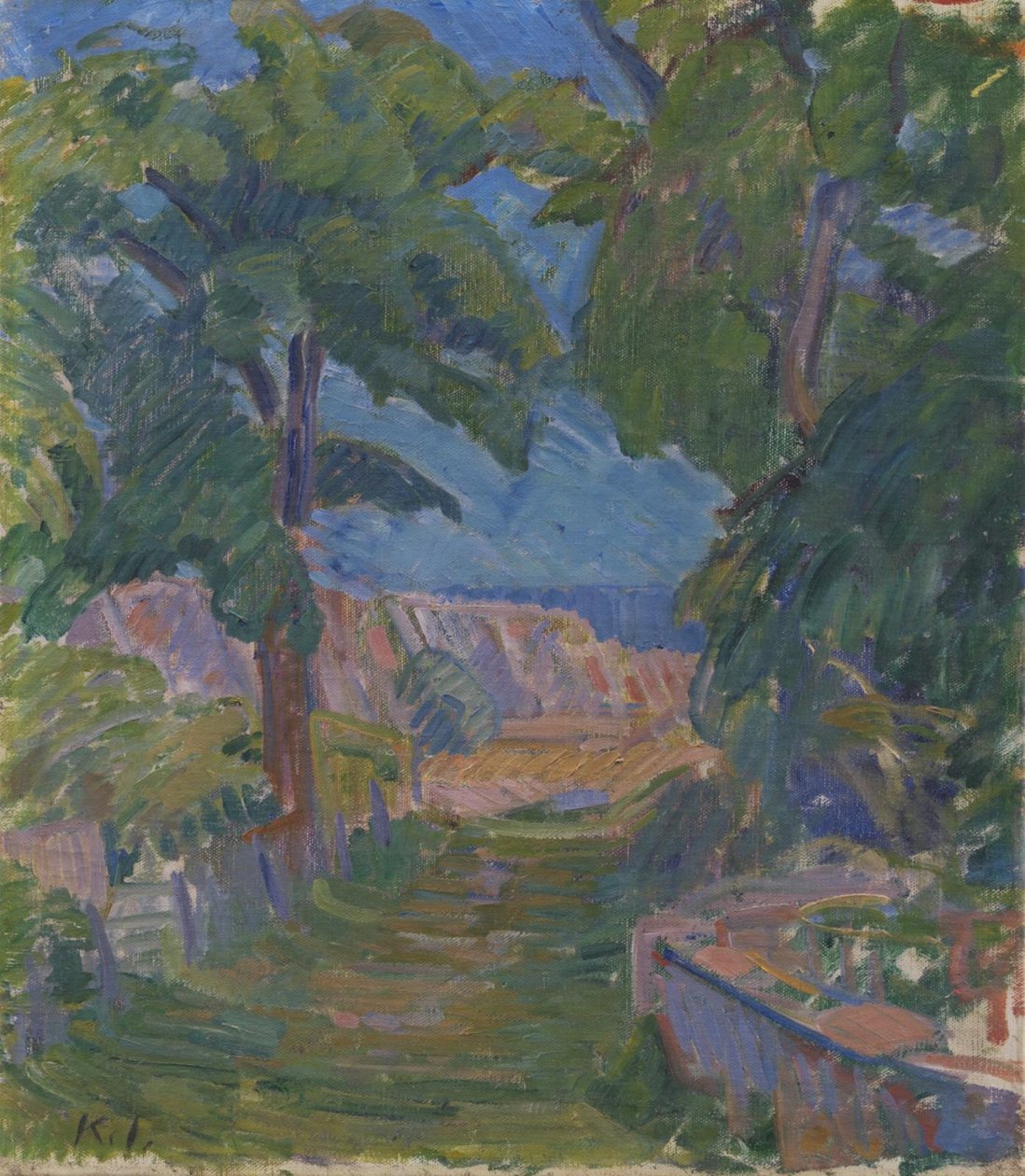 Paisagem perto de "Mindet" em Christiansø de Karl Isakson