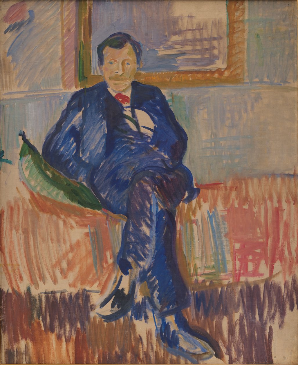 Retrato do pintor Karl Schou de Karl Isakson