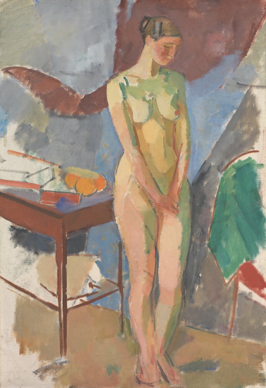 Nu feminino em pé de Karl Isakson