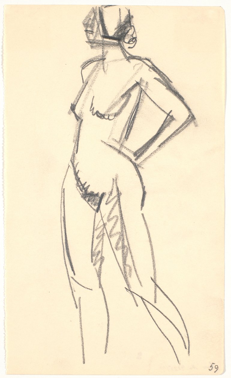 Modelo em pé de Karl Isakson