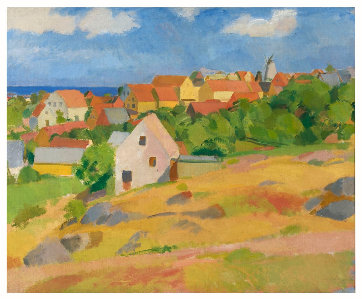 Vista sobre Gudhjem de Karl Isakson