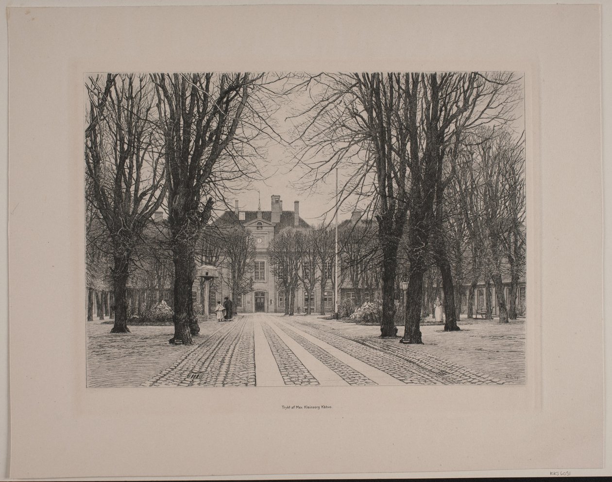O jardim verde no Hospital Frederiks de Karl Jensen