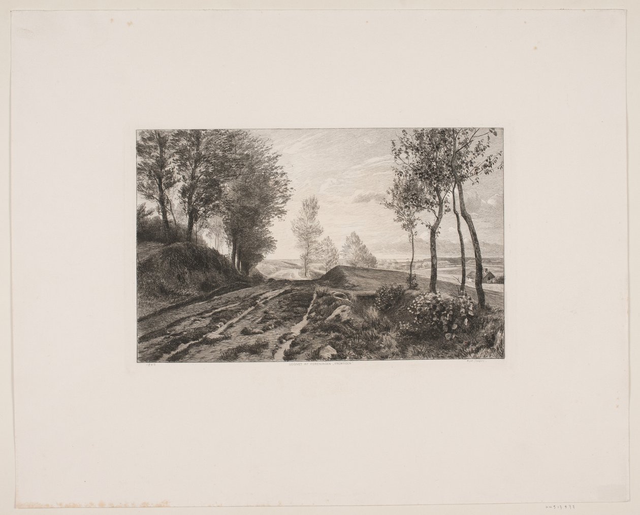 paisagem com estrada de Karl Jensen