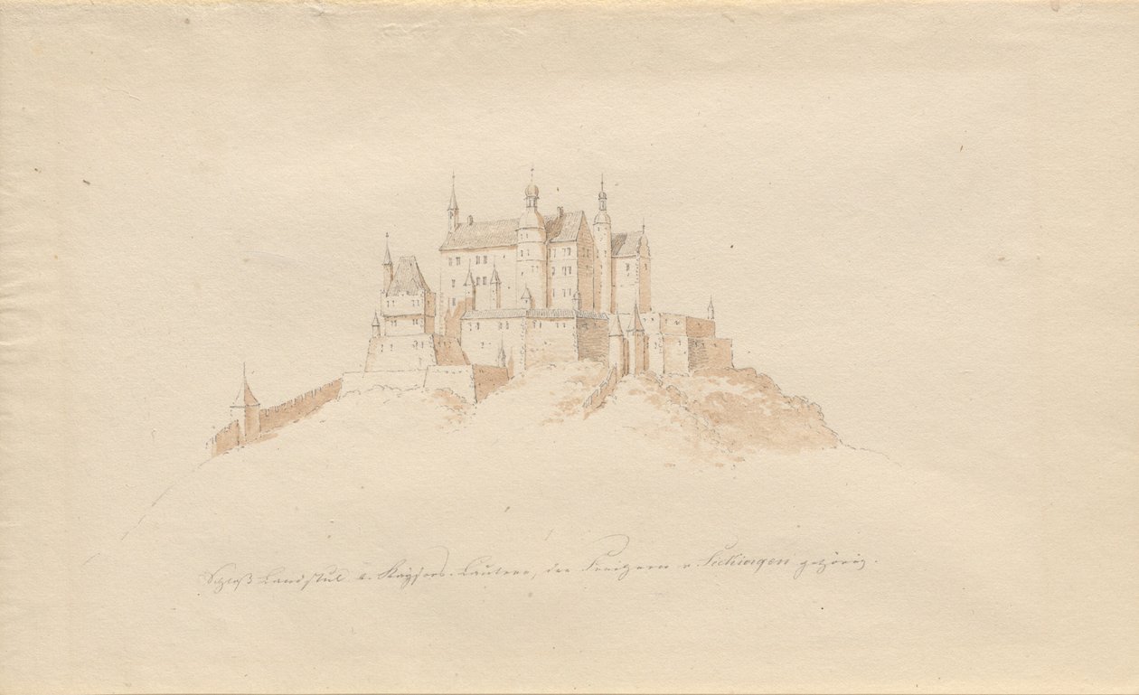 Castelo Landstuhl b. Kaisers, Lautern, os príncipes v. devido a doença de Karl Julius Von Leypold