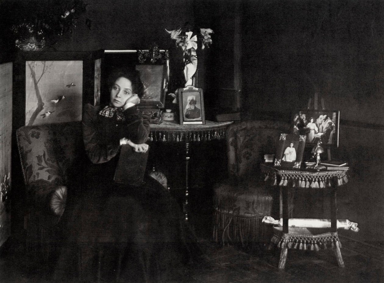 Vera Fyodorovna Komissarzhevskaya, atriz russa, c1900 de Karl Karlovich Bulla