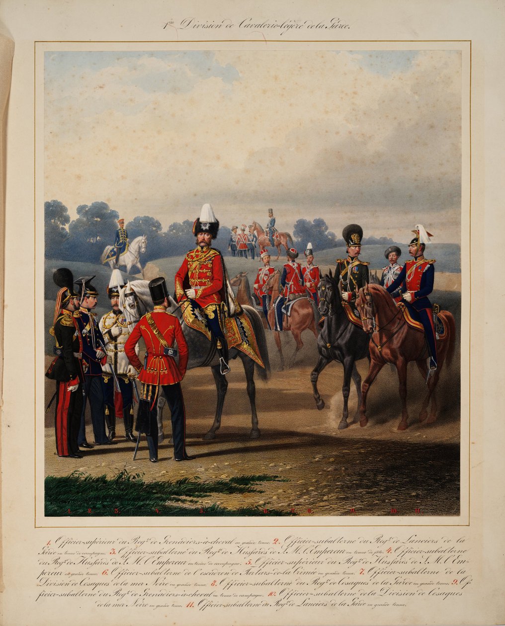 Primeira Divisão de Cavalaria Leve da Guarda, 1867 de Karl Karlovich Piratsky