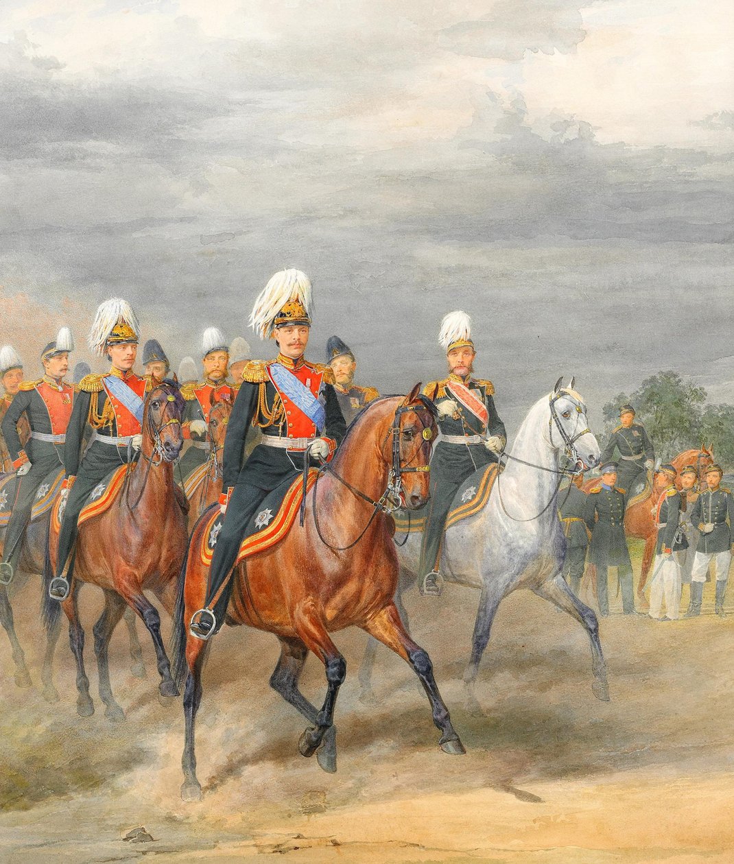 Oficiais do Regimento de Cavalaria de Karl Karlovich Piratsky