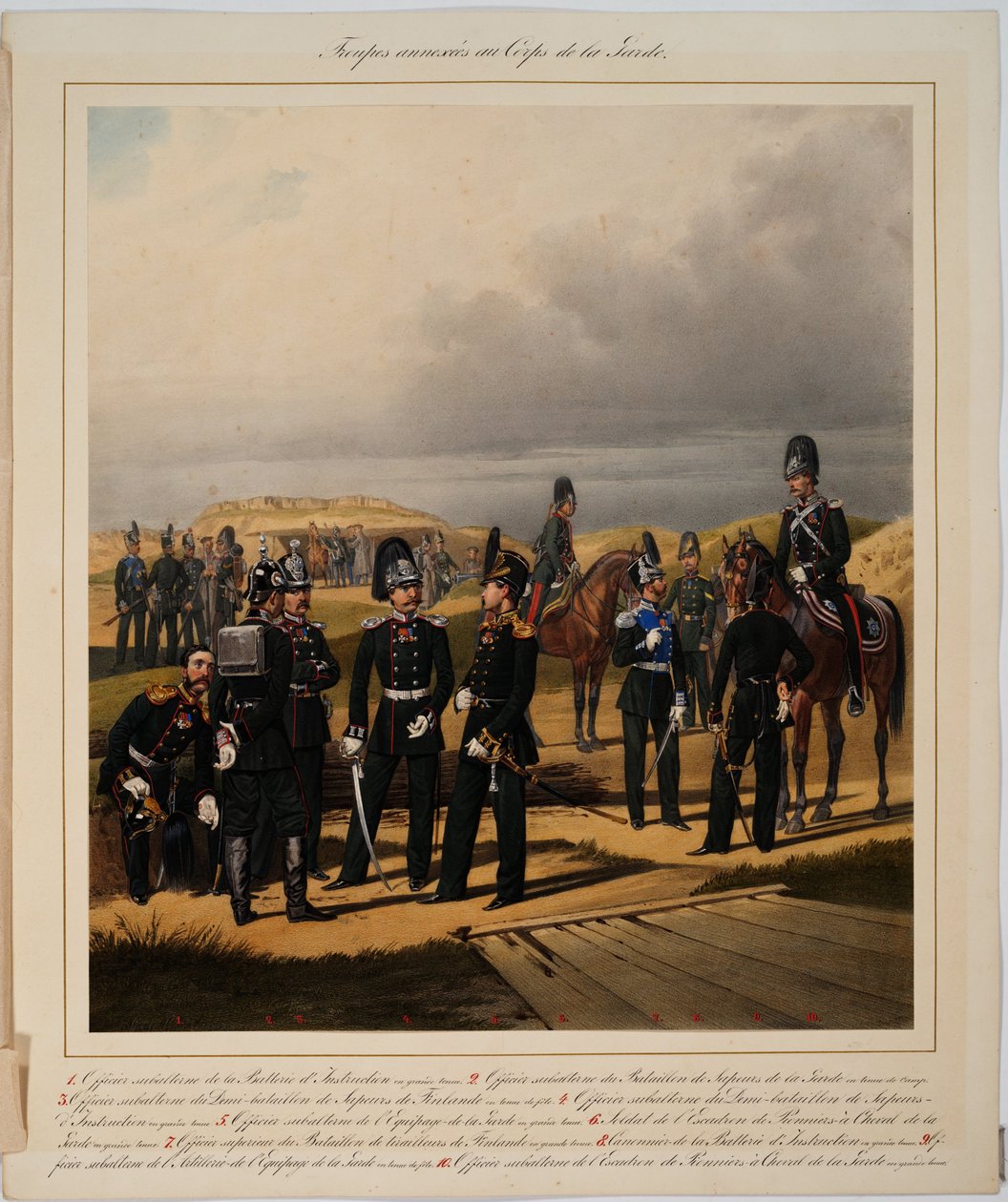 Pioneiros do Corpo de Guardas Imperiais, 1867 de Karl Karlovich Piratsky