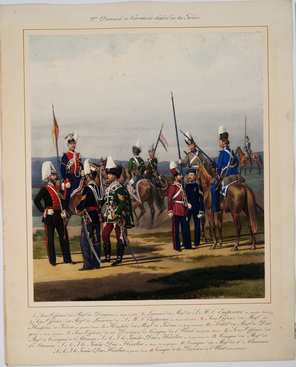 Segunda Divisão de Cavalaria da Guarda, 1867 de Karl Karlovich Piratsky