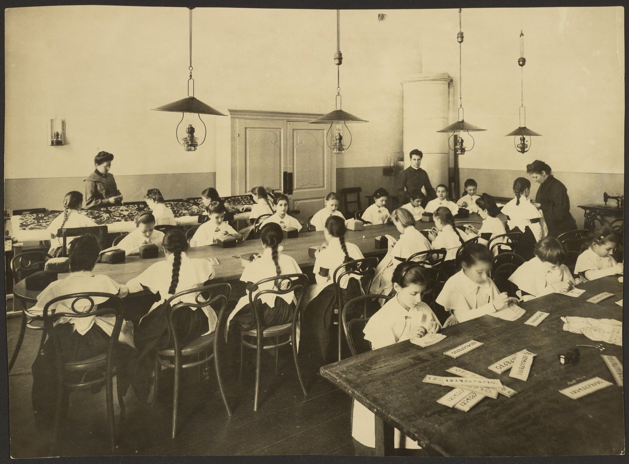 Aula de bordado de Karl Karlovitz Bulla