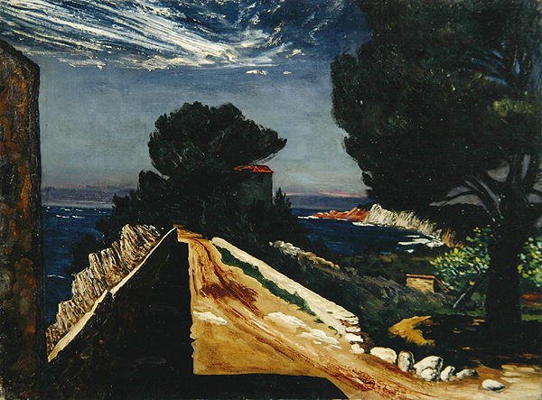 Caminho do Penhasco (óleo sobre tela) de Karl Leyhausen