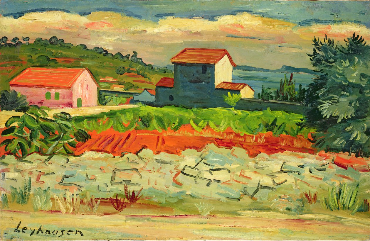 Paisagem, perto, sanary, ii de Karl Leyhausen