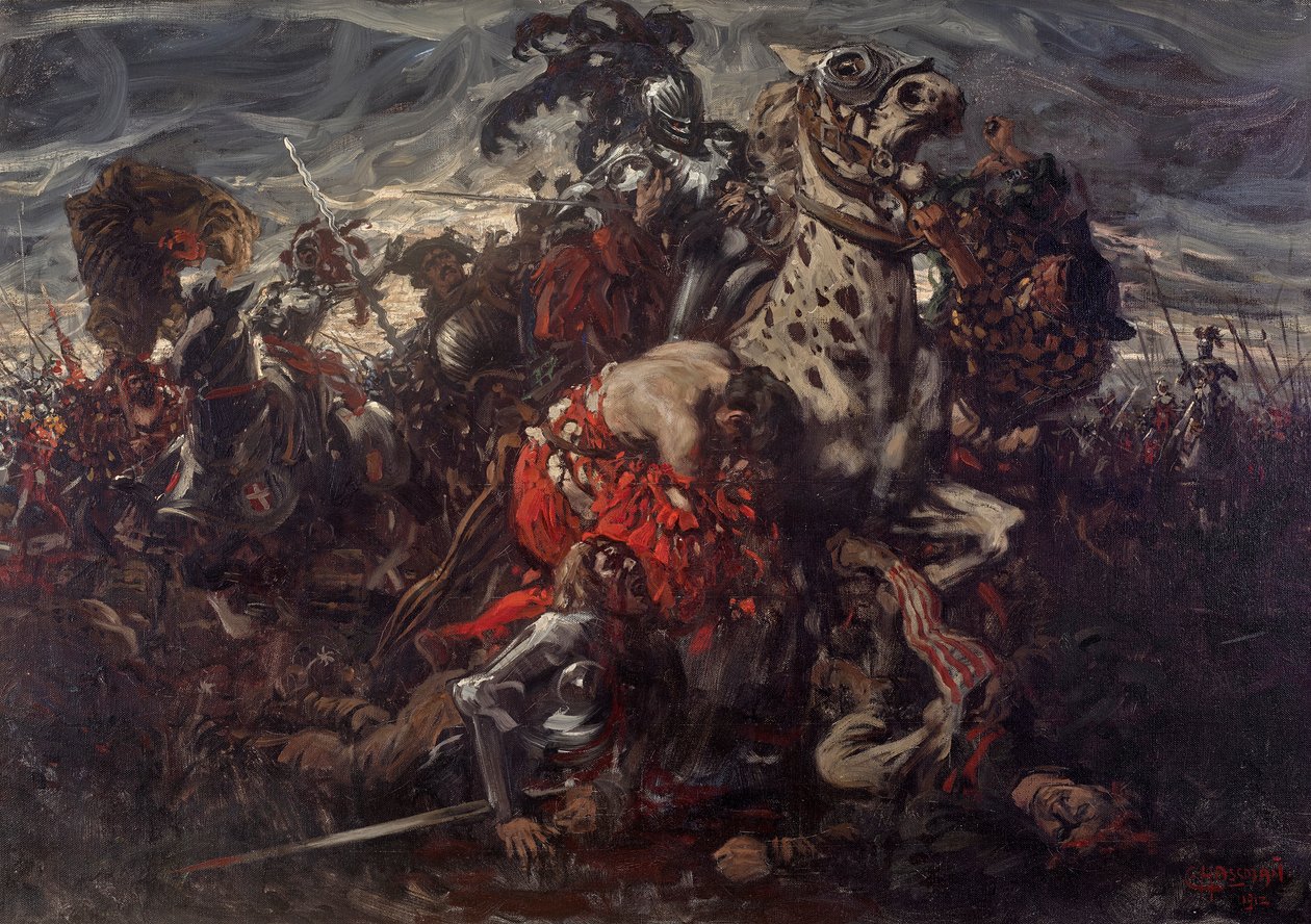 A Batalha de Pavia de Karl Ludwig Hassmann