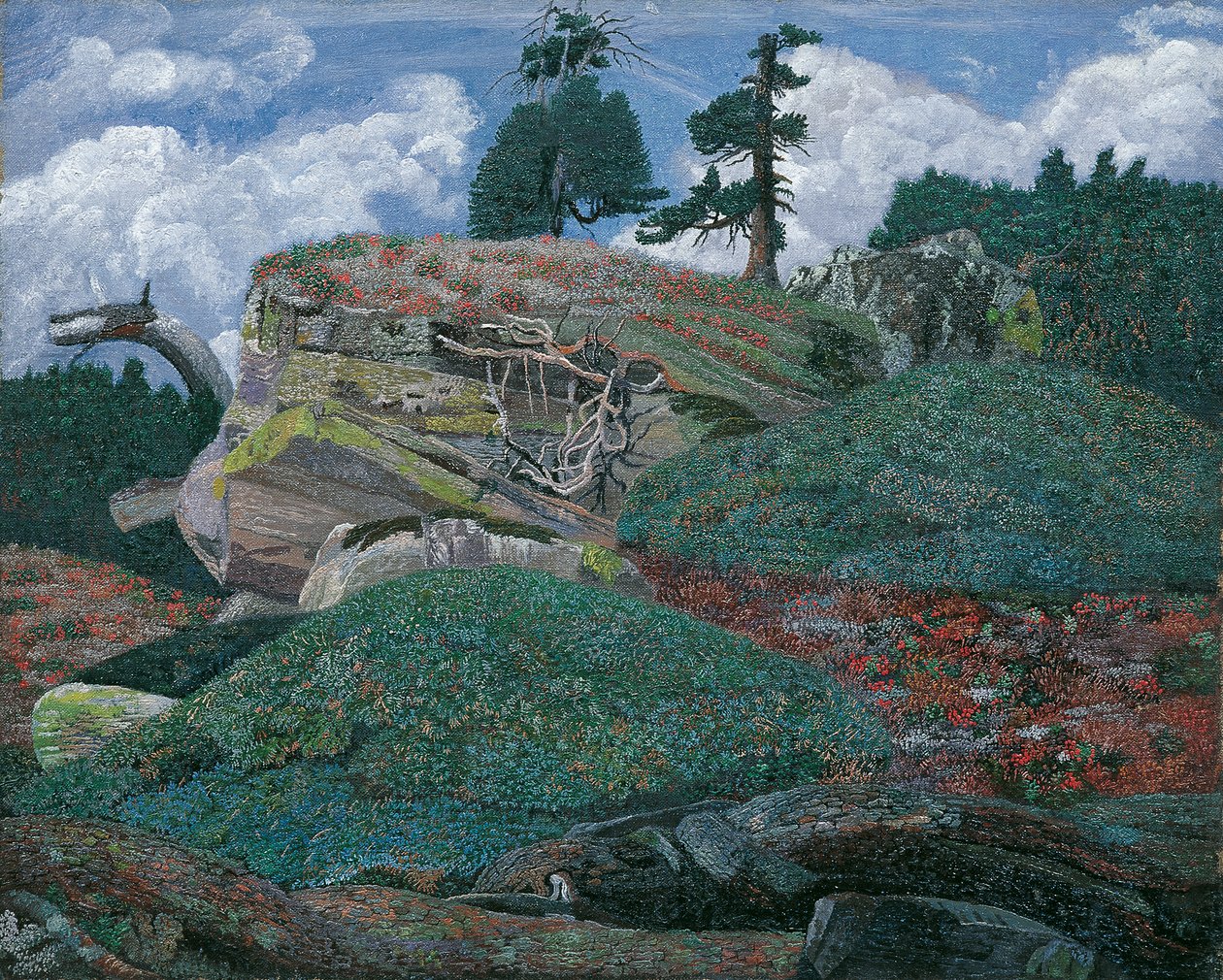 paisagem com pedras de Karl Mediz