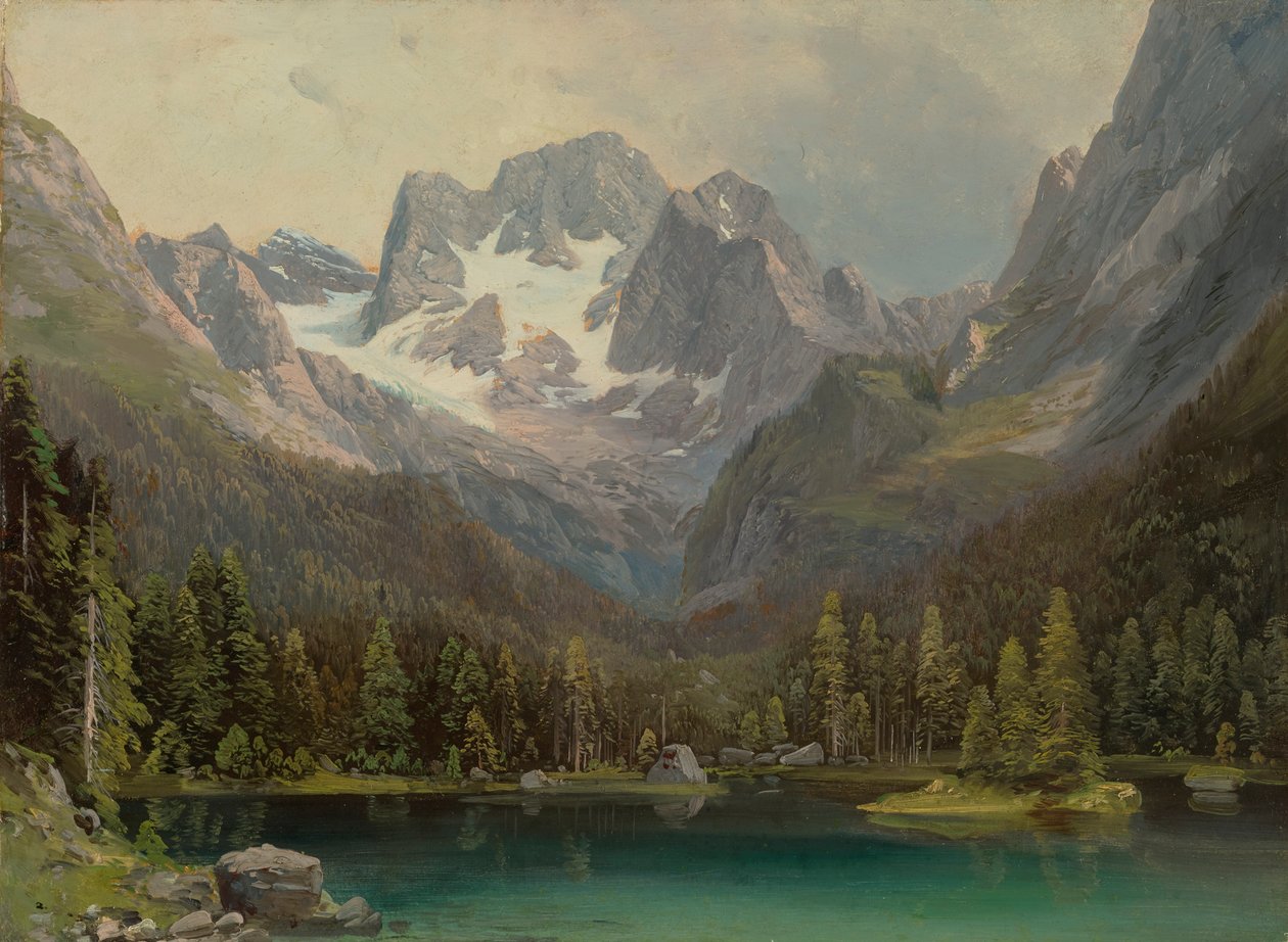 Vorderer Gosausee com Dachstein de Karl Millner